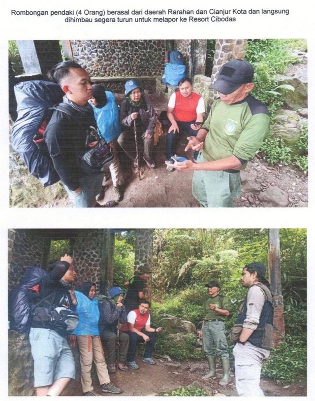 Jalur wisata pendakian Cibodas. Foto: Balai Besar TNGGP