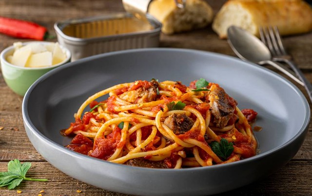 Spaghetti Sarden. Foto: dok. Shutterstock