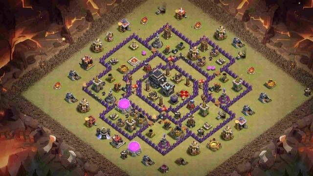 Base Anti bintang. Foto : CoC Bases.