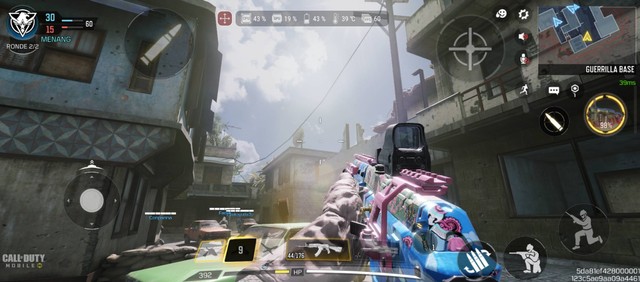 Grafik Call of Duty Mobile di Asus ROG Phone 6. Very high di 60 fps. Foto: Screenshot