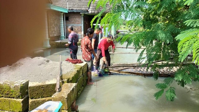 Lokasi tenggelamnya seorang bocah bernama Marcello (2), di Desa Sobontoro, Kecamatan Balen, Kabupaten Bojonegoro. Jumat (25/11/2022) (Foto: Doks Istimewa)