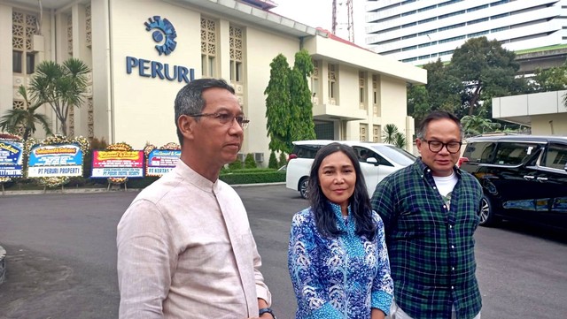 Pj Gubernur DKI Jakarta Heru Budi Hartono mendukung program optimalisasi kawasan M Bloc Space yang berada di lahan Perum Peruri, Jakarta, Jumat (25/11/2022). Foto: Fadlan/kumparan