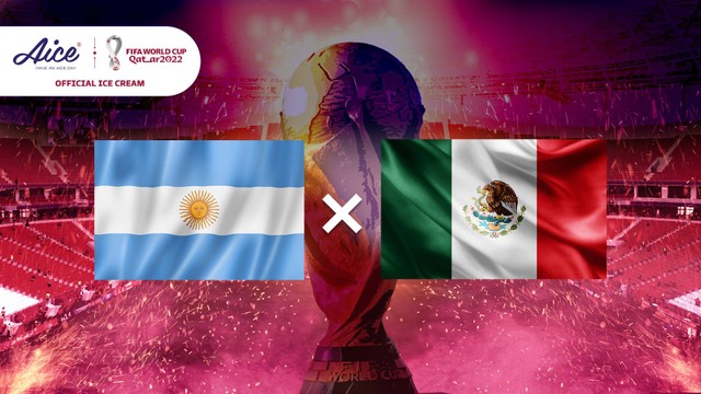 Argentina vs Meksiko di Piala Dunia 2022. Foto: dok kumparan