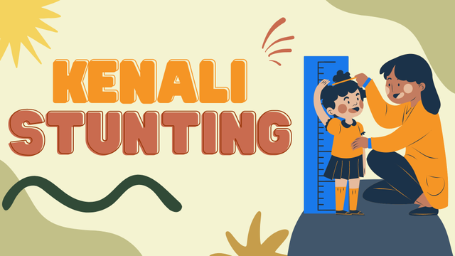 Kenali Stunting. Sumber ilustrasi: canva.com