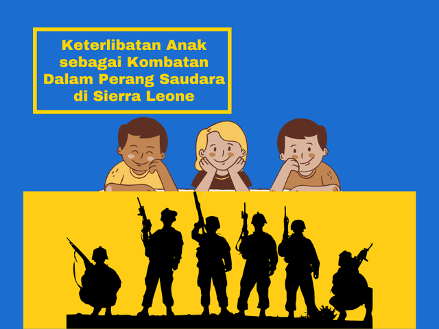 Gambar Ilustrasi: tentara anak oleh Rini Afriliani