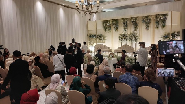 Prosesi akad nikah Kiki amalia. Foto: Alexander Vito/kumparan