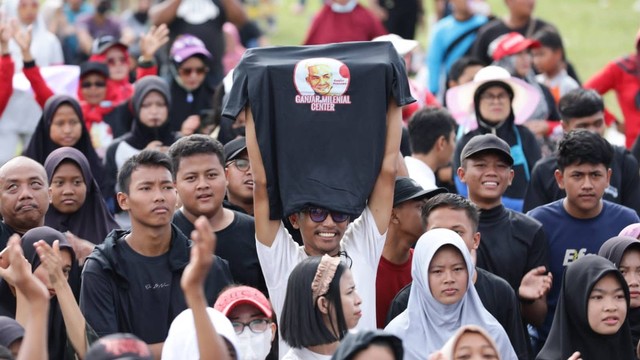 Deklarasi Ganjar Pranowo Presiden 2024 oleh jaringan relawan Ganjar Milenial Center (GMC) Lampung Timur. Foto: Dok. Istimewa