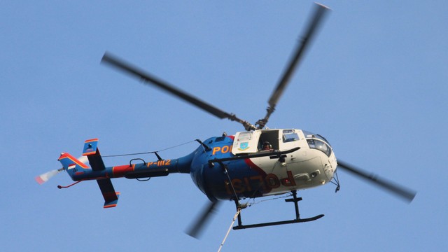 Helikopter Polri MBB Bo105. Foto: Shutterstock