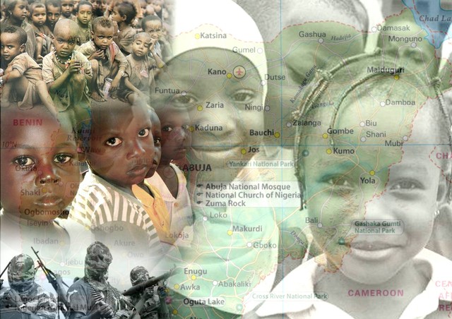 Ilustrasi Pengaruh Krisis Kemanusiaan terhadap Anak di Nigeria. Sumber Foto: Yunita Nurlaela Lestari
