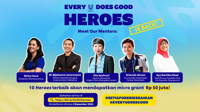 Every U Does Good Heroes dari Unilever Indonesia. Foto: dok. Unilever