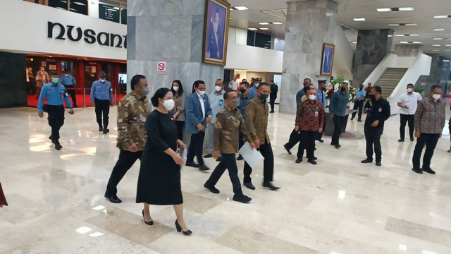 Puan Umumkan Yudo Margono calon Panglima TNI. Foto: Annisa Thahira/kumparan