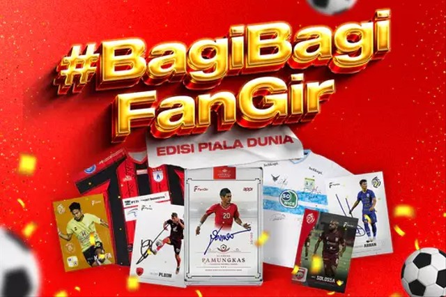 FanGir mengadakan program giveaway #BagiBagiFanGir selama perhelatan musim Bola Dunia berlangsung 20 November - 19 Desember 2022