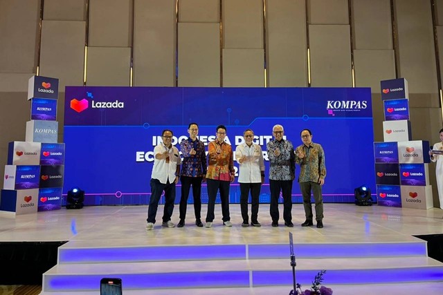 Indonesia Digital Economy Conference di The Westin Jakarta, Selasa (29/11). Foto: Haya Syahira/kumparan