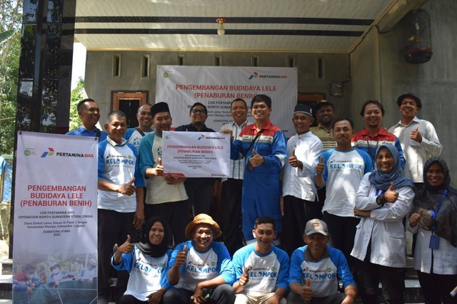 Pertagas ONSA Salurkan Program CSR Budidaya Lele untuk Masyarakat