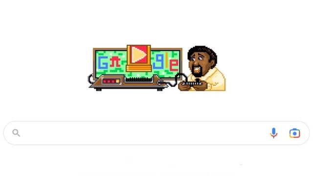 Jerry Lawson jadi Google doodle hari ini. Foto: tangkapan layar