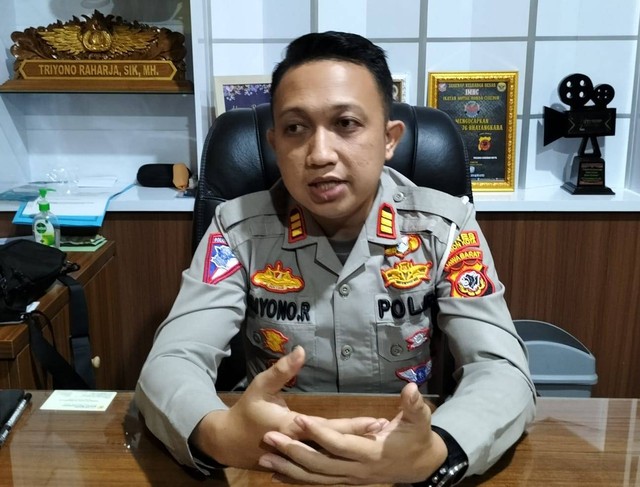 Kasat Lantas Polres Cirebon Kota AKP Triyono Raharja.(Juan)