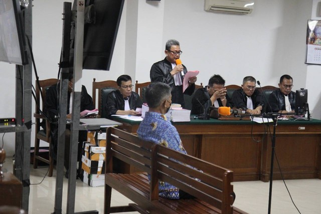 Sidang kasus pelanggaran HAM berat Paniai di PN Makassar, Sulawesi Selatan, Kamis (1/12/2022). Foto: Dok. Istimewa