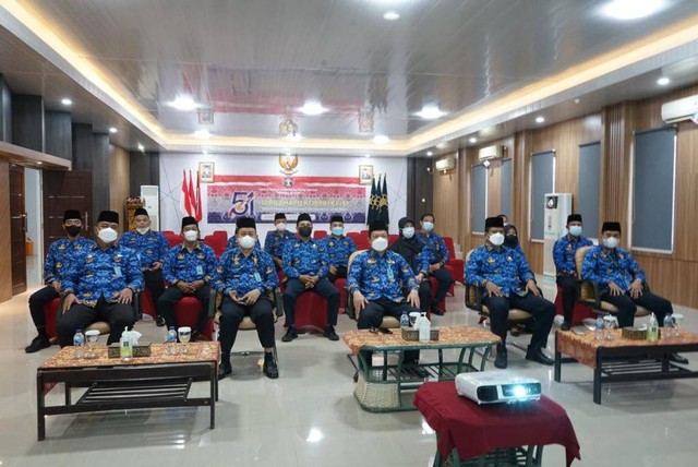 Kakanwil Kemenkumham Sumsel Ikuti Upacara Peringatan HUT KORPRI ke-51