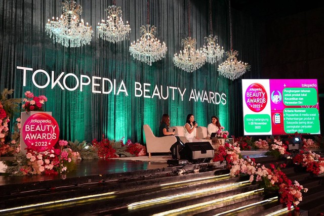 Tokopedia Beauty Awards 2022: Penghargaan untuk Dukung Brand Lokal. Foto: Tokopedia