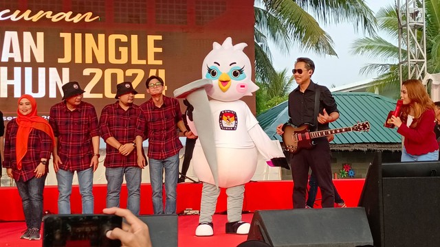 KPU Launching Jingle dan Maskot Pemilu 2024, Jumat (2/12/2022). Foto: Aprilandika Pratama/kumparan