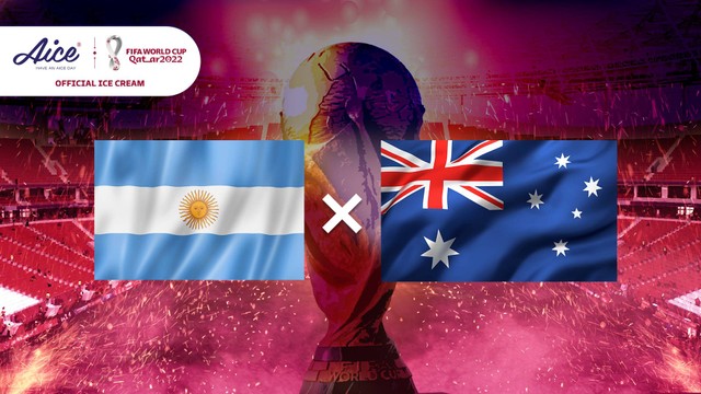 Logo AICE Argentina vs Australia. Foto: kumparan