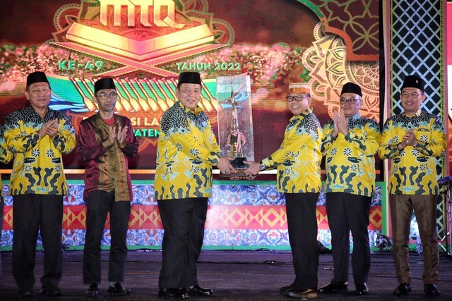 MTQ ke-49 tingkat Provinsi Lampung resmi dibuka, Kabupaten Mesuji dipercaya menjadi tuan rumah. | Foto : dok Adpim Pemprov Lampung
