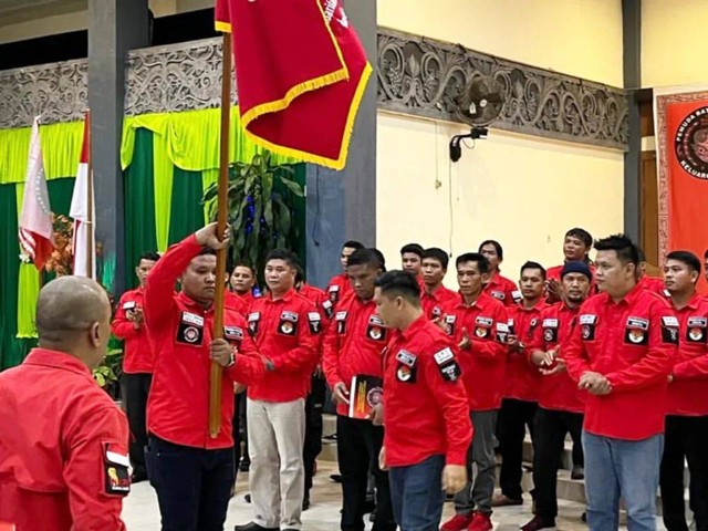 Pelantikan DPC Pemuda Batak Bersatu (PBB) Kabupaten Sintang. Foto: Prokopim Sintang