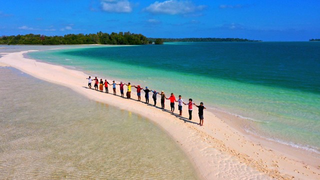 Kepulauan Widi, di Halmahera Selatan, Maluku Utara. Foto: Dok. Pemkab Halmahera Selatan