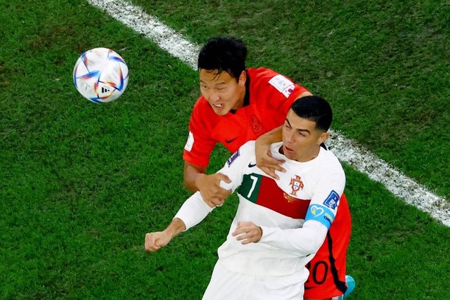 Korea Selatan vs Portugal. Foto: Fabrizio Bensch/REUTERS