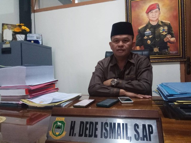 Ketua DPC Partai Gerindra Kuningan, H Dede Ismail SIP MSi. (Dok. Ciremaitoday)