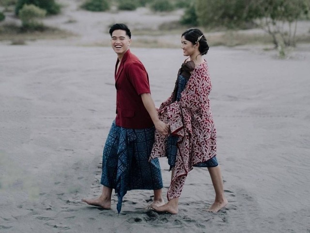 Kaesang Pangarep dan Erina Gudono. Foto: Instagram/@kaesangp