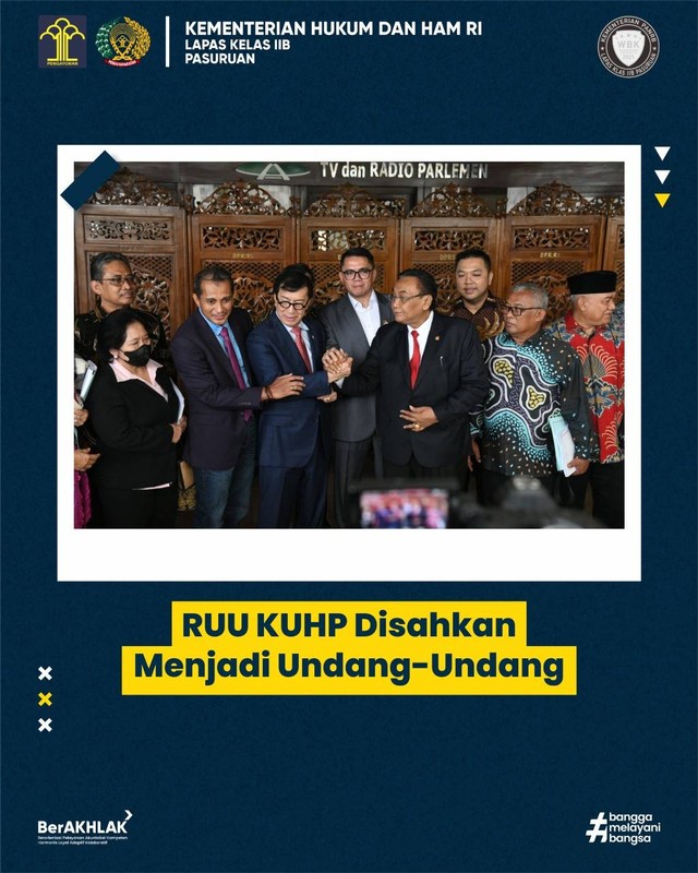 RUU KUHP Disahkan Menjadi Undang-Undang