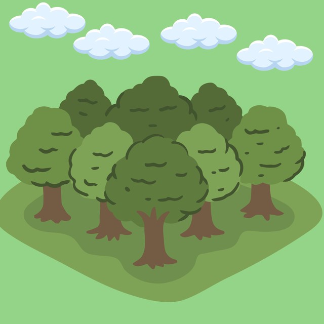 Ilustrasi hutan. Sumber: Satria