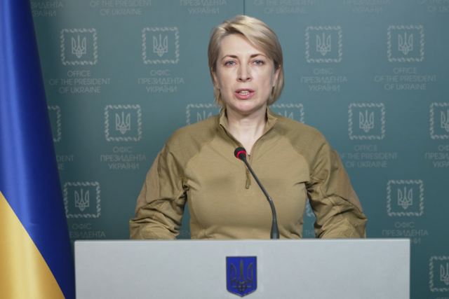 Wakil PM Ukraina, Iryna Vereshchuk. Foto: President of Ukraine official Website