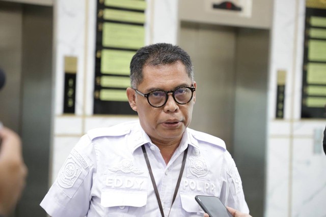 Kepala Satpol PP Kota Surabaya Eddy Christijanto. Foto: Dok. Basra