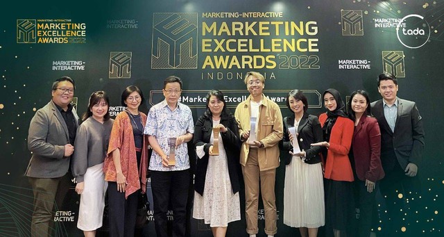 Tada Raih 5 Penghargaan di Ajang Marketing Excellence Awards Indonesia 2022
