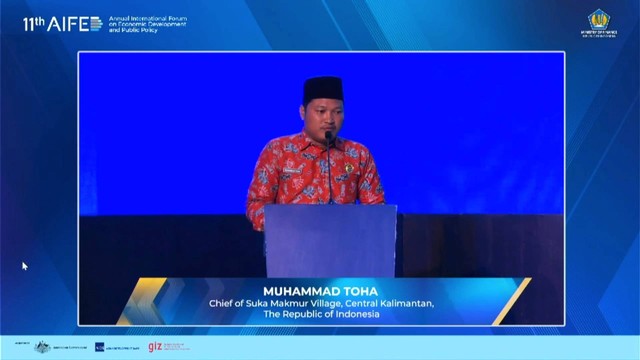 Kepala Desa Asal Kobar Jadi Keynote Speaker dalam Ajang 11th AIFED 2022 di Bali (134146)