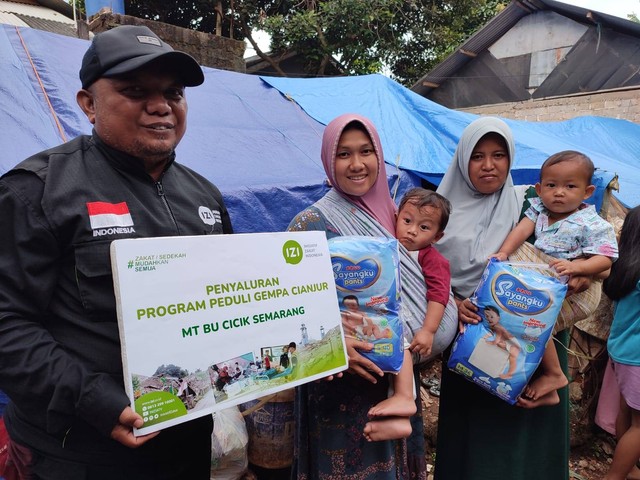 Majelis Taklim Pedurungan Semarang Bantu Warga Terdampak Gempa Cianjur