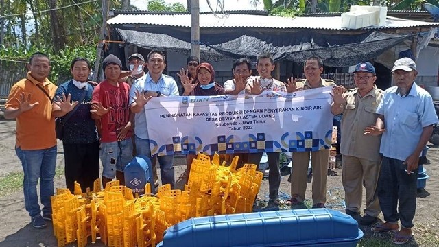 LPEI resmikan Desa Devisa klaster udang di Kabupaten Situbondo, Jawa Timur, Kamis (8/12/2022). Foto: Dok. LPEI