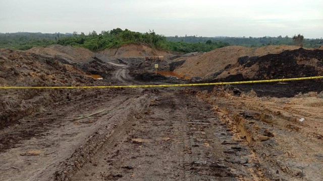 Barang bukti kasus tambang ilegal Ismail Bolong di Kalimantan Timur. Foto: Dok. Istimewa