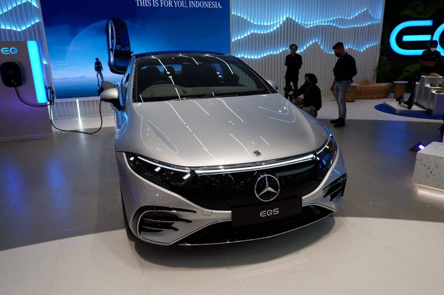 Mobil listrik Mercedes-Benz EQS. Foto: Aditya Pratama Niagara/kumparan