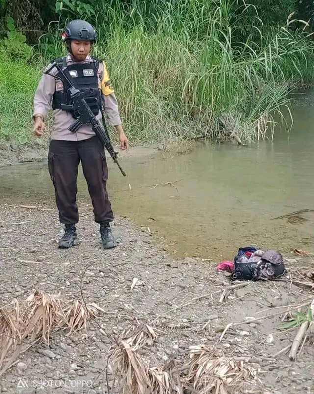 Penemuan Bayi Perempuan di Sungai Sulteng. Foto: Istimewa