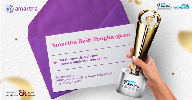 Startup Amartha Raih Penghargaan 1st Runner-Up Kategori Gender-Inclusive Workplace dalam WEP’S Awards 2022 Wilayah Asia-Pasifik UN Women 2022