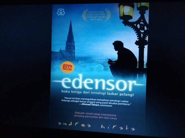 Novel Edensor Karya Andrea Hirata | sumber foto: foto pribadi 