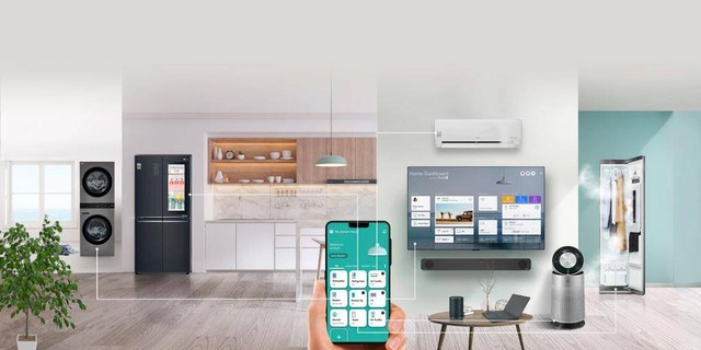 Smart home memungkinkan penghuninya mengotomatisasi berbagai tugas tertentu dan mengendalikannya dari jarak jauh. Foto: dok. LG