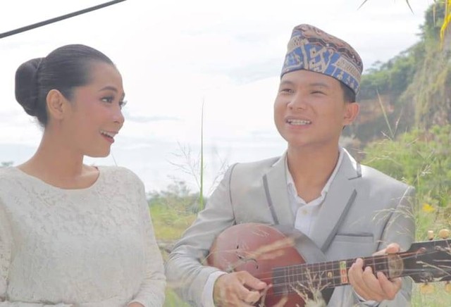 Muhammad Yusuf penyanyi lagu asal Lampung 'Cak Culay Nabuy Nabuy'. | Foto : dok Nagaswara