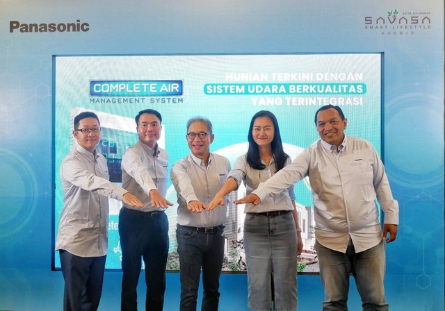 PT PanaHome Deltamas Indonesia yang merupakan bagian Panasonic Group menghadirkan hunian yang dilengkapi teknologi terbaru Panasonic, yakni Complete Air Management System (CAMS). Foto: dok. Panasonic