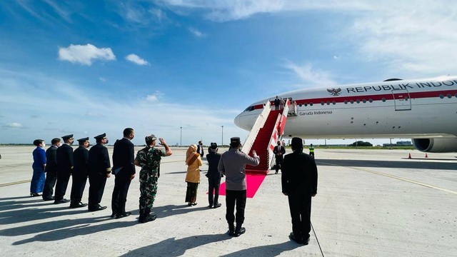 Presiden Jokowi bertolak ke Belgia hadiri KTT asean-uni eropa. Foto: Dok. Laily Rachev - Biro Pers Sekretariat Presiden
