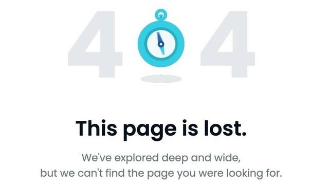 Error 404 Not Found. Foto: Screenshot OpenSea