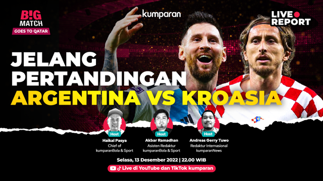 Live Report Jelang Pertandingan Argentina Vs Kroasia | Kumparan.com